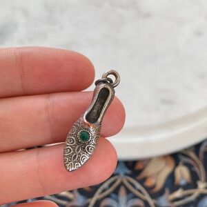 Antique/Vintage Puffy Style Ornate Slipper Charm